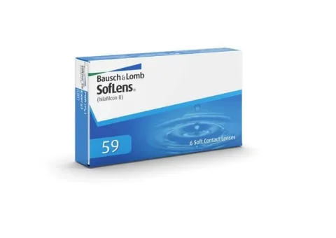 Soczewki SOFLENS 59 6 szt. BC 8.6 moc -1,75