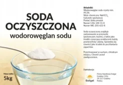 SODA OCZYSZCZONA spożywcza Wodorowęglan Sodu 5kg