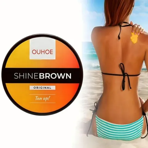 SOFT SHINE BROWN KREM PRZYŚPIESZAJĄCY OPALANIE - BRĄZUJĄCY OUHOE 100g