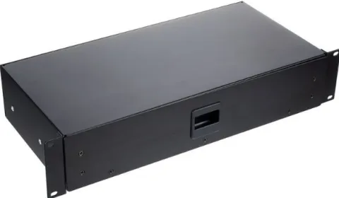 Solidna szuflada Rack Case 19" z wysuwem 2/3 Thon Rack Drawer 2U short