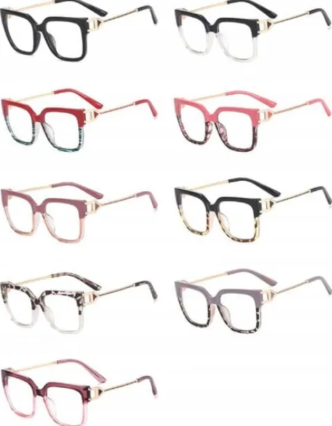SOLIDNE Damskie Okulary Zerówki do KOMPUTERA Blue Light UV OPRAWKI Flexy OC