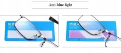 SOLIDNE Męskie Okulary Zerówki do KOMPUTERA Blue Light UV OPRAWKI Flexy