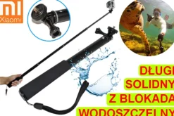 SOLIDNY DŁUGI MONOPOD WODOSZCZELNY DO KAMER XIAOMI YI 1, 2 4K 4K+ Lite