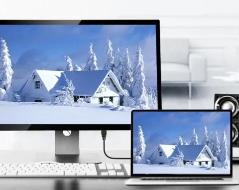 SOLIDNY KABEL PRZYŁĄCZE HDMI - HDMI PLECIONKA 8K 4K 5M
