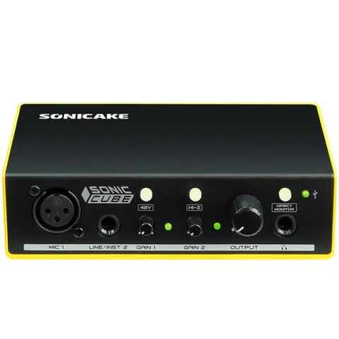 SONICAKE Interfejs Audio USB Mikser Podcast XLR 48V Streaming