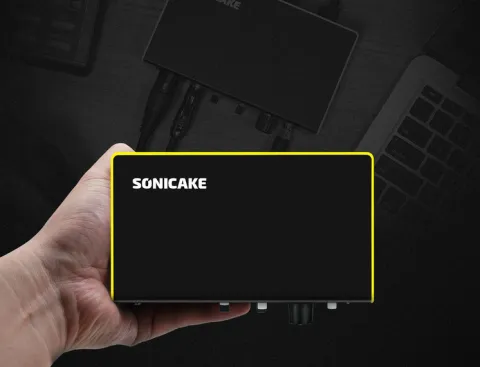 SONICAKE Interfejs Audio USB Mikser Podcast XLR 48V Streaming