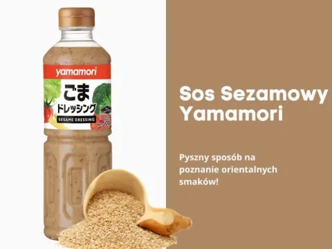 Sos sezamowy dressing dip sesame z prażonego sezamu Yamamori 500ML
