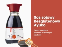 Sos sojowy bezglutenowy gluten free soy sauce do sushi Ayuko 150ml