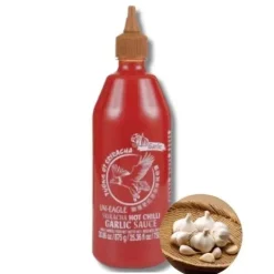 Sos Sriracha super czosnek czosnkowy hot chilli garlic sauce Uni Eagle 750ml