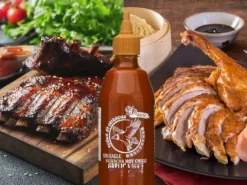Sos Sriracha super czosnek czosnkowy hot chilli garlic sauce Uni Eagle 750ml