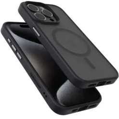 Spacecase Hybrid Mag Iphone 15 Pro Black