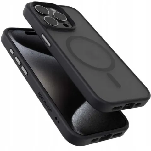Spacecase Hybrid Mag Iphone 15 Pro Black