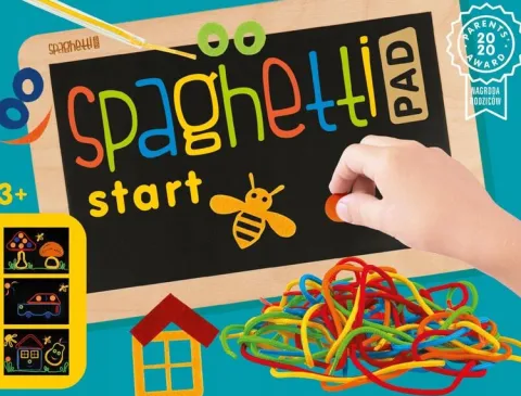 SPAGHETTI do ćwiczenia pisania zabawka sensoryczna