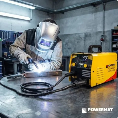 SPAWARKA INWERTOROWA MIGOMAT FCAW FLUX MMA TIG-LIFT 180A SYNERG PM-PAS-180L