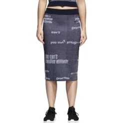 Spódnica Adidas Originals Graphic Skirt damska midi ołówkowa 36