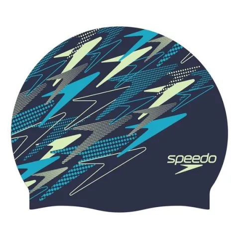 SPEEDO CZEPEK SLOGAN PRT CAP AU/AF/AM NAVY 8-08385002