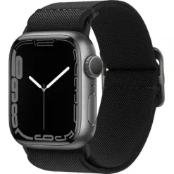 SPIGEN FIT LITE PASEK CZARNY DO APPLE WATCH 6-10 SE ULTRA 44-49MM