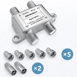 Splitter antenowy rozgałęźnik pasywny 3-wejściowy 5–2400 MHz Berdsen BD-957