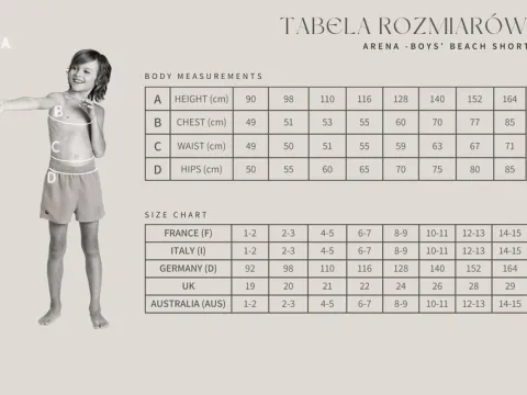 Spodenki chłopięce na basen kąpielówki szorty plaża Boxer Arena 140 (10-11)
