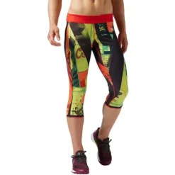 Spodnie 3/4 Reebok CrossFit Primed damskie dwustronne legginsy getry treningowe XS