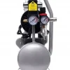 SPRĘŻARKA KOMPRESOR BEZOLEJOWY 6L 550W DWUTŁOKOWY R2 10 BAR CICHY