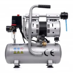 SPRĘŻARKA KOMPRESOR BEZOLEJOWY 6L 550W DWUTŁOKOWY R2 10 BAR CICHY