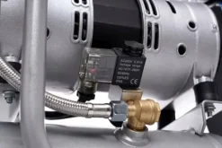 SPRĘŻARKA KOMPRESOR BEZOLEJOWY 6L 550W DWUTŁOKOWY R2 10 BAR CICHY