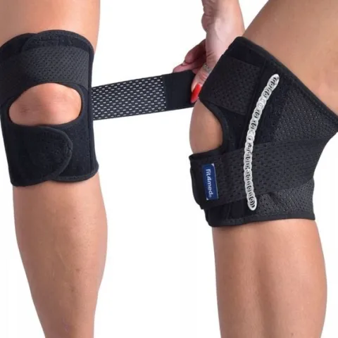 Stabilizator Kolana Orteza Opaska na Kolano Rzepki Stawu Kolanowego Sztywny