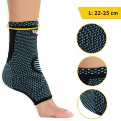 STABILIZATOR OPASKA UCISKOWA NA STAW SKOKOWY i STOPY PROFESJONALNA ORTEZA L