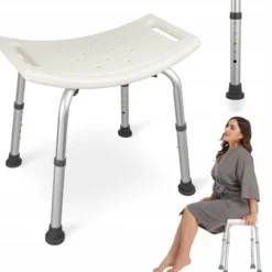 Stabilny taboret prysznicowy stołek pod prysznic do kąpieli dla seniora