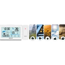 Stacja pogodowa z wyświetlaczem BD-910 biała