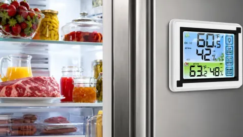 Stacja pogody pogodowa bezprzewodowa lcd wilgotność higrometr termometr