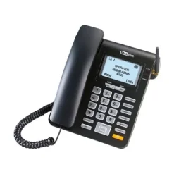 Stacjonarny Telefon Komórkowy Na Kartę Dla Seniora Sim Maxcom Mm28D Biurowy