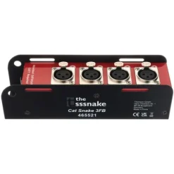 Stagebox pasywny RJ45 na 4x XLR żeński - the sssnake Cat Snake 3FB