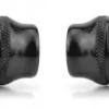 Stalowe pegi podpórki do roweru BMX wymiar 110mm x 50 mm - czarne gwint M14