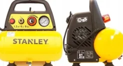 STANLEY KOMPRESOR BEZOLEJOWY SPRĘŻARKA 6L 8 bar