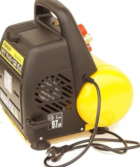 STANLEY KOMPRESOR BEZOLEJOWY SPRĘŻARKA 6L 8 bar