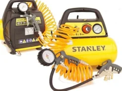 STANLEY KOMPRESOR SPRĘŻARKA 6L 8 BAR + ZESTAW 6el.