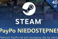 STEAM 40 zł - doładowanie na konto, wallet, portfel. Global