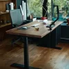 Stelaż do biurka z elektrycznie regulowaną wysokością Nordhold ED1800-BK - czarny