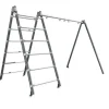 Stelaż do huśtawki ogrodowej UNDERFIT podwójny z drabinką