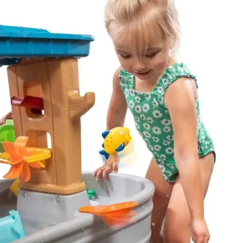 Step2 Stół Wodny z Deszczownicą Wiaderkiem i Lejkiem + Zwierzątka