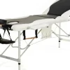 Stół, łóżko do masażu 3-segmentowe aluminiowe dwukolorowe BODYFIT 1038