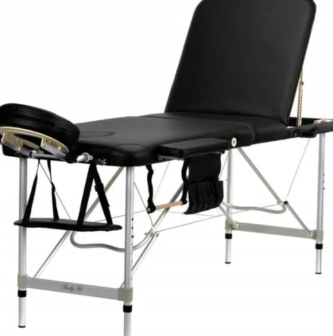 STÓŁ ŁÓŻKO DO MASAŻU 3 SEGMENTY ALU BODYFIT +TORBA