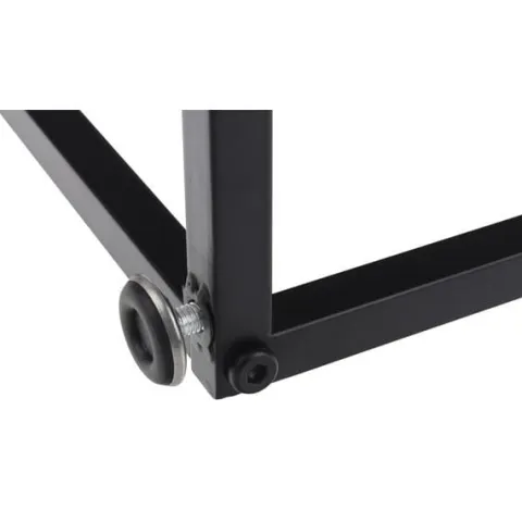 Stojak Metalowy Kwietnik na Kwiaty Dekoracje do Salonu Czarny 60 cm Loft