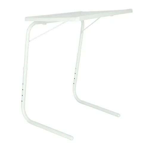 Stolik boczny pod laptopa składany 52 x 40 cm biały