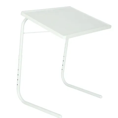 Stolik boczny pod laptopa składany 52 x 40 cm biały