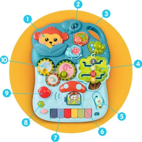 Stolik edukacyjny 4w1 Ricokids zielony 781500