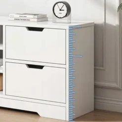 STOLIK SZAFKA RTV POD TELEWIZOR KOMODA BIAŁA TV STOJĄCA NOWOCZESNA 120 CM