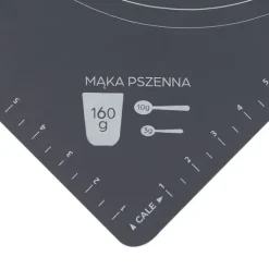 Stolnica silikonowa mata duża podkładka do ciasta kuchenna podziałka miara